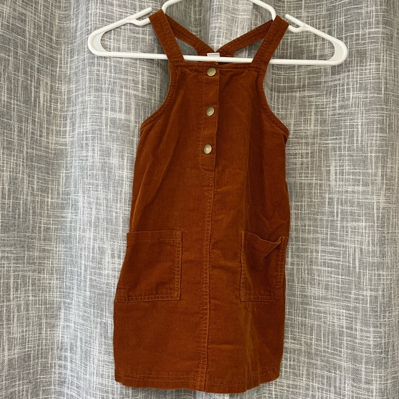 Girls 5T Corduroy Button Dress - Picture 1 of 5